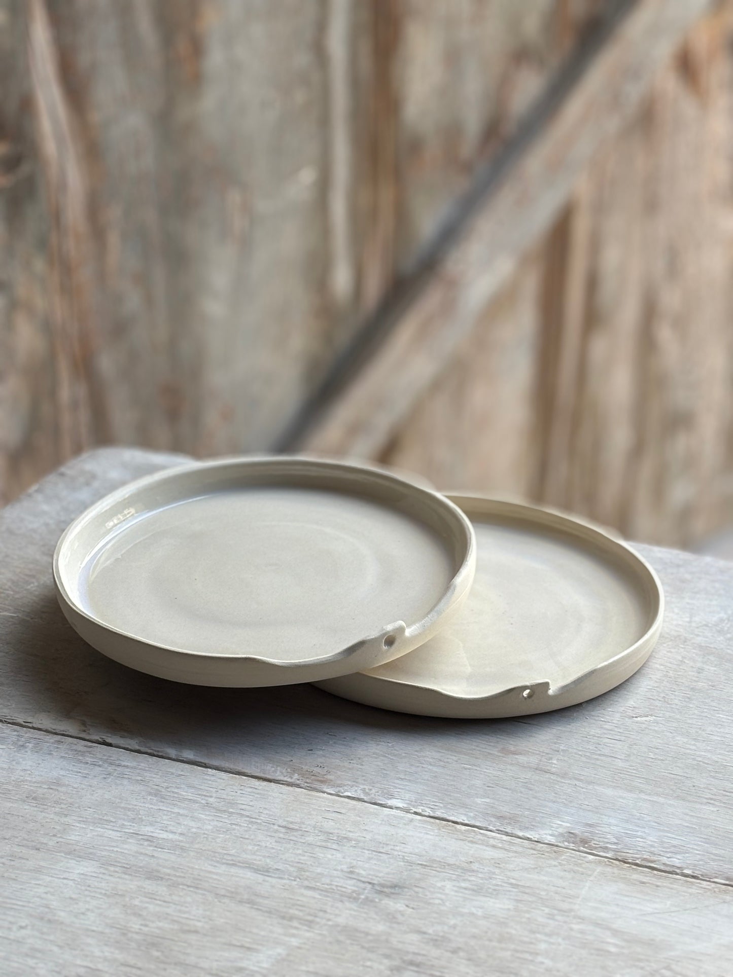 Assiette plate écume