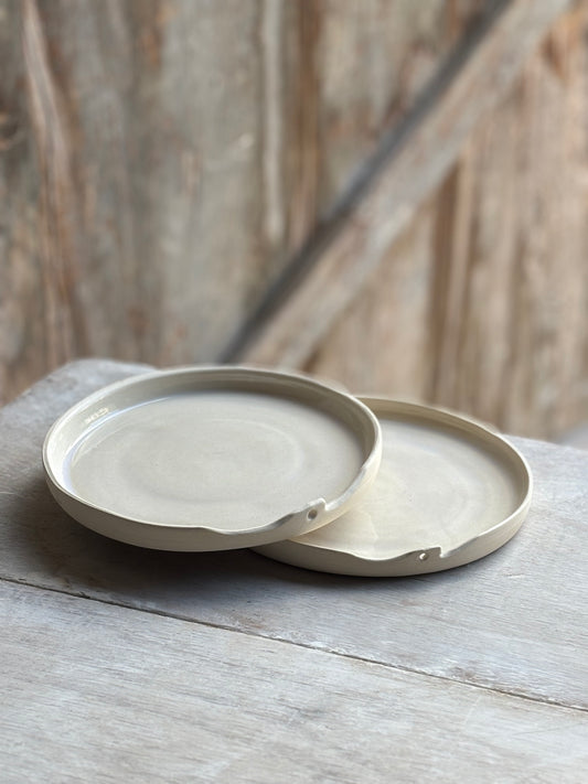 Assiette plate écume